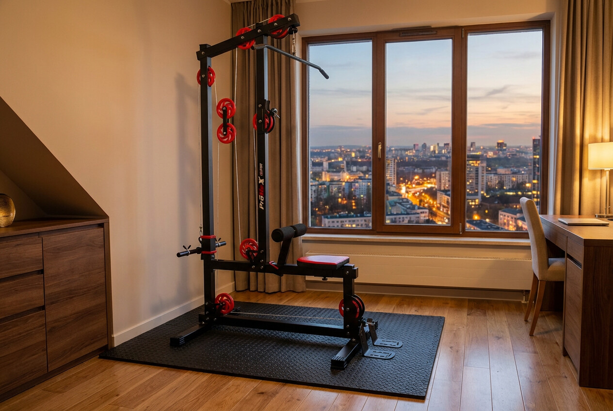 Domowa siłownia na 2m²: Dlaczego atlas to jedyny sensowny wybór w bloku? (Analiza ekspercka)