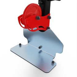 Blacha cynkowana na nogi do wyciągów atlasu K-SPORT 