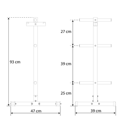 Stojak treningowy na Obciążenie i Sztangi , gryf K-SPORT KSH026