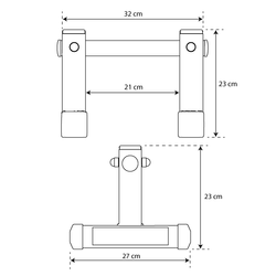Poręcze do pompek X-MASSIVE KSSL106 PUSH-UP 2szt