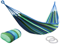 HAMAK BUJAK OGORODOWY HUŚTAWKA + POKROWIEC + linki