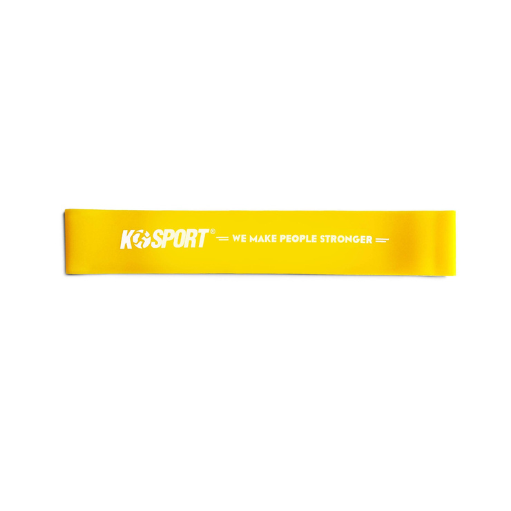 Power Band Mini - Guma Treningowa do ćwiczeń mobility ŻÓŁTA K-SPORT