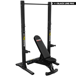 PÓŁPROFESJONALNY Zestaw ŁAWKA +  drążek do podciągania RACK Stojaki do ćwiczeń KSG013