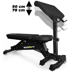 MODLITEWNIK do ławki KSG003 treningowy, PREACHER CURL