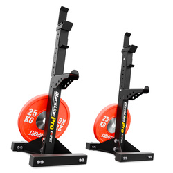  Wzmocnione regulowane stojaki treningowe KSG017 do ćwiczeń z ławką, sztangą i gryfem