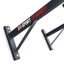 Drążek treningowy do ćwiczeń podciągania ścienny+ uchwyt na worek KSH002/SK