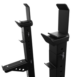  Wzmocnione regulowane stojaki treningowe KSG017 do ćwiczeń z ławką, sztangą i gryfem