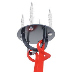 Wzmocnione mocowanie sufitowe do taśm gum worka bokserskiego K-SPORT KSH006/3