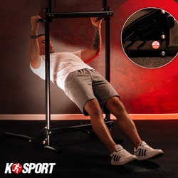 Poręcze do ćwiczeń brzucha dipów drążek do podciągania stacjonarny K-SPORT MFX004