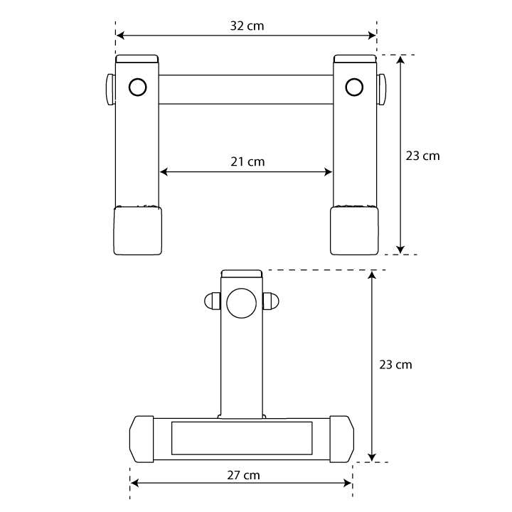 Poręcze do pompek X-MASSIVE KSSL106 PUSH-UP 2szt