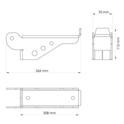Asekuracja KSG201 na obciążenie do KSG005, KSG013 oraz KSG011 1szt.
