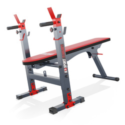 Zestaw KSSL112 Ławeczka + Sztangi + Obciążenia 95kg