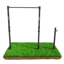 Drążek+poręcze do podciągania zewnętrzny ogrodowy-uchwyt na worek street workout  KSOZ002