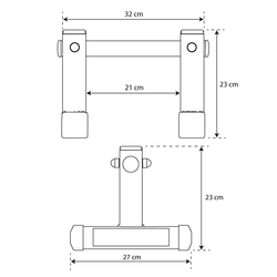 Poręcze do pompek X-MASSIVE KSSL106 PUSH-UP  2szt