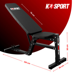 ŁAWKA treningowa regulowana do ćwiczeń KSSL010.2