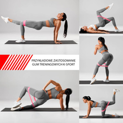 Power Band Mini - Guma Treningowa do ćwiczeń mobility zielona K-SPORT