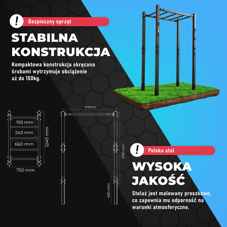 Drabinka pozioma zewnętrzna KSOZ008