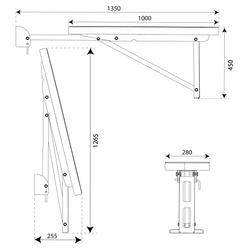 ZESTAW SKŁADANY KSG014 ŁAWKA + RACK STOJAKI DO WYCISKANIA