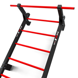 Drabinka metalowa do ćwiczeń podciagania dla dzieci gimnastyczna rehabilitacyjna z drążkiem  KSSL094