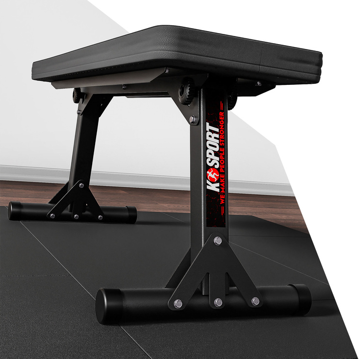 ŁAWKA Treningowa PROSTA składana DO WYCISKANIA, POD SZTANGĘ, MAX 175 KG KSH024