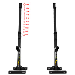 PÓŁPROFESJONALNY Zestaw ŁAWKA + Stojaki do ćwiczeń KSG018