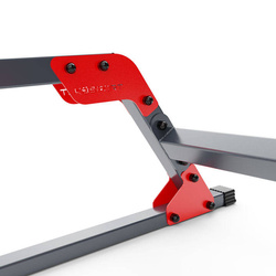 Stojak treningowy do ćwiczeń pod sztangę ławkę z asekuracją+drążek KSSL023