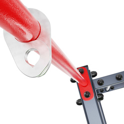 Drabinka POZIOMA zewnętrzna KSOZ009 + DRĄŻEK DO PODCIĄGANIA