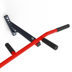 Drążek treningowy do ćwiczeń podciągania ścienny+ uchwyt na worek KSH002/SK