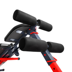 Ławka do ćwiczeń brzuszków skośna regulowana składana KSSL024