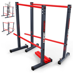 Poręcze stacjonarne do pompek treningowe do ćwiczeń mięśni brzucha uchwyt KSH025 SP