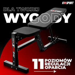 ŁAWKA treningowa regulowana do ćwiczeń KSSL010.2