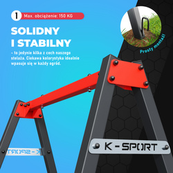 Huśtawka Ogrodowa STELAŻ  Bocianie gniazdo KSOZ016 K-SPORT