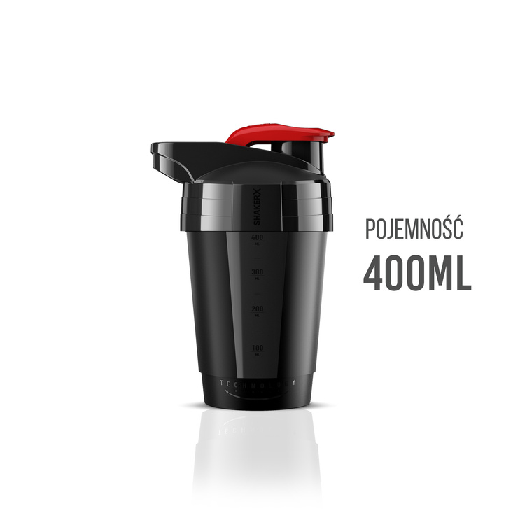 SHAKER 400ml - Circle technology SHK005, Czarny