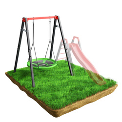 Huśtawka Ogrodowa STELAŻ  Bocianie gniazdo KSOZ016 K-SPORT