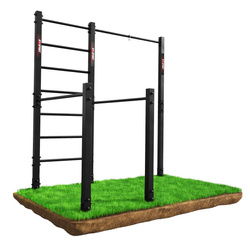 Drążek + Poręcz + Drabinka, zewnętrzny do podciągania uchwyt na worek -plac street workout  KSOZ007