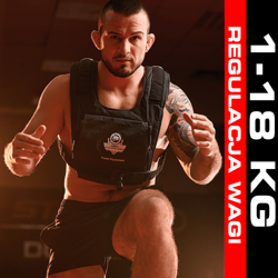 Kamizelka treningowa do ćwiczeń OBCIĄŻENIOWA Z obciążeniem 1-18 KG