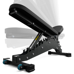 PÓŁPROFESJONALNY Zestaw ŁAWKA + RACK Stojaki do ćwiczeń KSG006