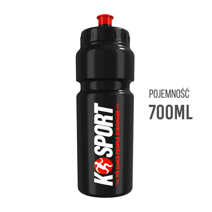 BIDON 750ml - SHK006, Czarny