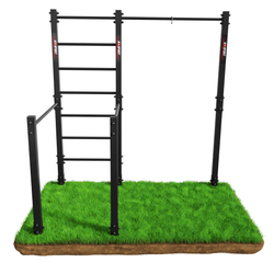 Drążek + Poręcz + Drabinka, zewnętrzny do podciągania uchwyt na worek -plac street workout  KSOZ007