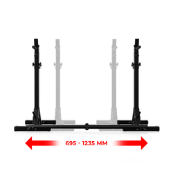 Stojaki wzmocnione treningowe do ćwiczeń pod ławkę sztangę gryf KSH027