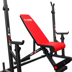 ŁAWECZKA REGULOWANA STOJAKI DO WYCISKANIA SZTANGI KSSL069