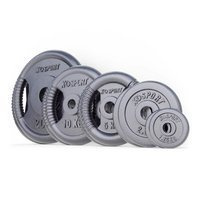 Zestaw obciążeń żeliwnych 78kg 2 x (20 kg, 10 kg, 5 kg, 2,5kg, 1.25 kg) OZ78 K-SPORT