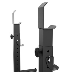 Stojaki treningowe wzmocnione pod sztangę gryf z asekuracją KSSL200