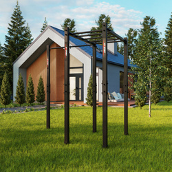 Drabinka POZIOMA zewnętrzna KSOZ009 + DRĄŻEK DO PODCIĄGANIA