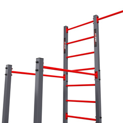 Drążek + Poręcz + Drabinka, zewnętrzny do podciągania uchwyt na worek -plac street workout  KSOZ007