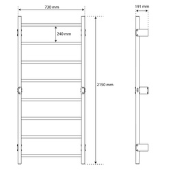 Drabinka metalowa do ćwiczeń podciagania dla dzieci gimnastyczna rehabilitacyjna  KSSL095