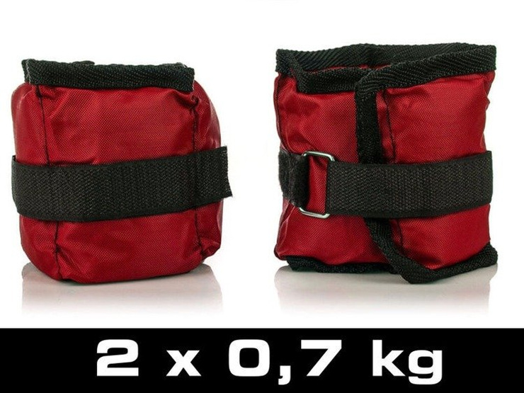 OBCIĄŻNIKI NA RĘCE I NOGI - 2 x 0,7 kg - HMS OB02