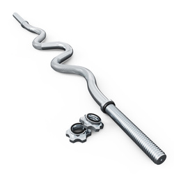 GRYF SZtanga MOCNO ŁAMANY  120 CM+ ZACISKI K-SPORT