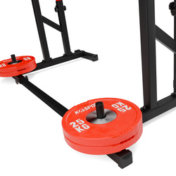 Stojaki treningowe pod sztangę ławkę do ćwiczeń z asekuracją  KSSL070/2