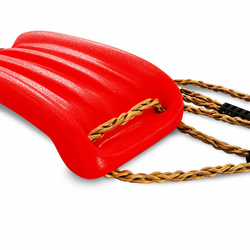 Huśtawka dla dzieci - deska, płaska CZERWONA